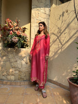 Cala B | 2Pcs Embroidered - Rayyan Silk |  Ready to Wear