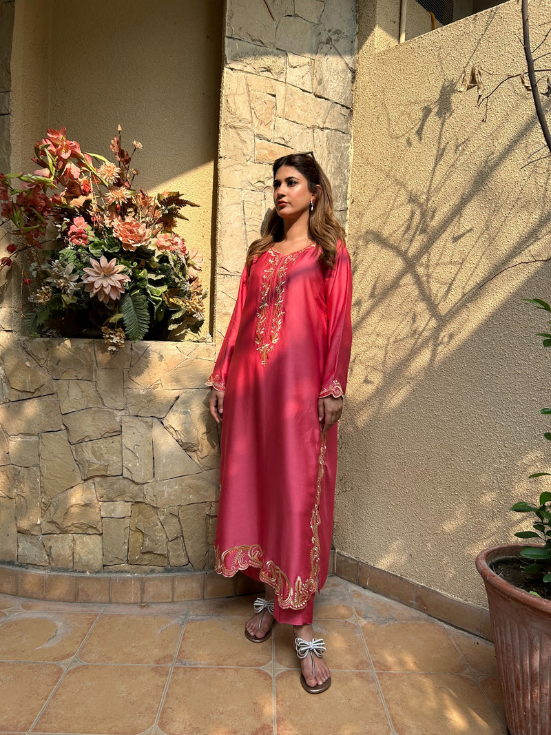 Cala B | 2Pcs Embroidered - Rayyan Silk |  Ready to Wear